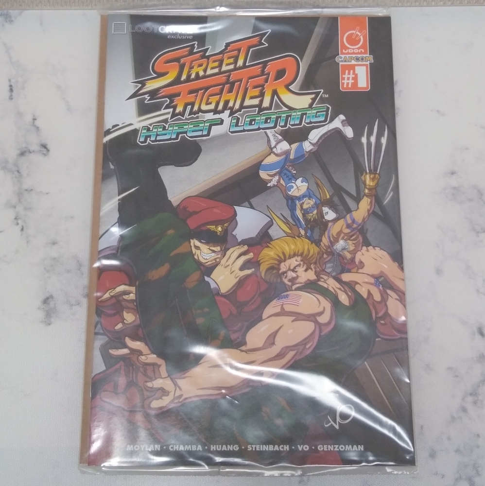 Loot Crate Street Fighter Hyper Looting Comic Book